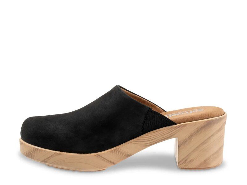 ソフトウォーク レディース シューズ サンダル Softwalk Felida Clog Black Nubuck ブラック