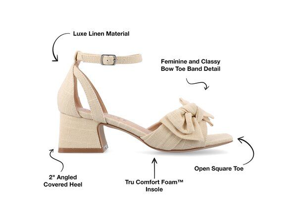 ジュルネ コレクション レディース シューズ サンダル Journee Collection Zevi Sandal Beige ベージュ