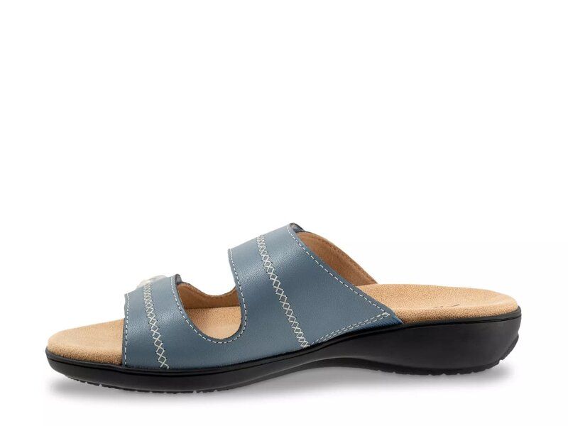 トロッターズ レディース シューズ サンダル Trotters Ruthie Sandal Blue Leather ブルー