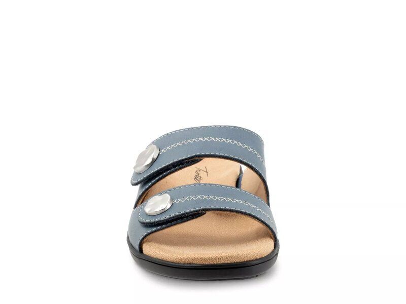 トロッターズ レディース シューズ サンダル Trotters Ruthie Sandal Blue Leather ブルー