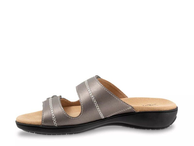 トロッターズ レディース シューズ サンダル Trotters Ruthie Sandal Pewter Synthetic ピューター