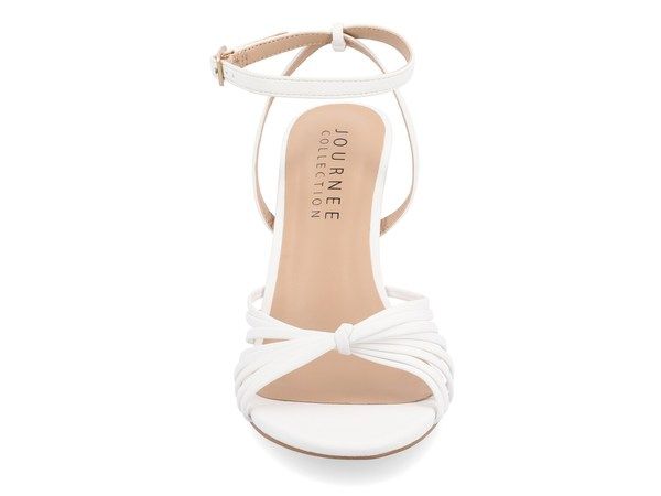 ジュルネ コレクション レディース シューズ サンダル Journee Collection Vanita Sandal White ホワイト