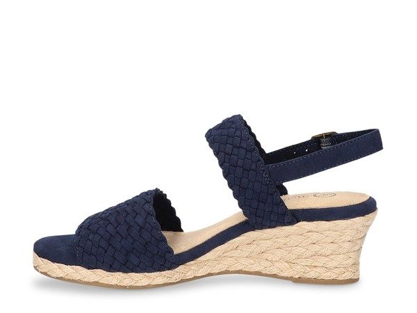 ベラヴィータ レディース シューズ サンダル Bella Vita Mariella Espadrille Wedge Sandal Navy ネイビー