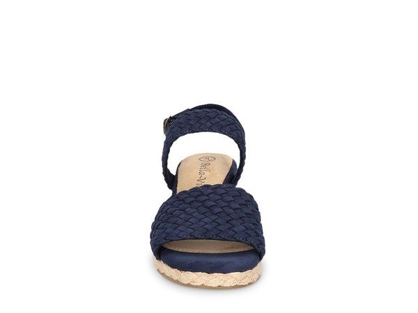 ベラヴィータ レディース シューズ サンダル Bella Vita Mariella Espadrille Wedge Sandal Navy ネイビー