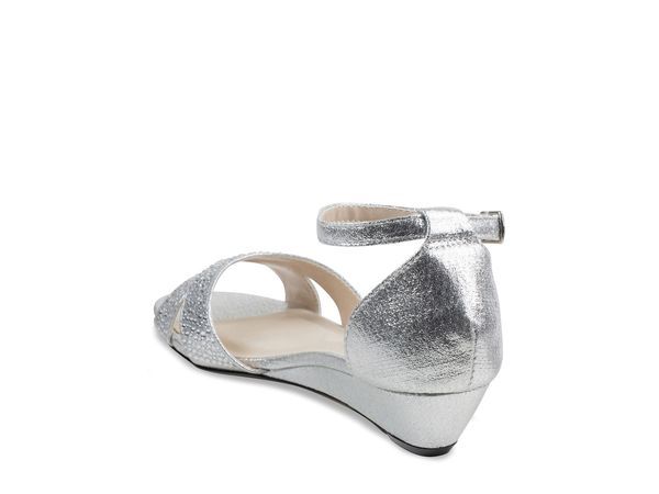 ベンジャミンウォーク レディース シューズ サンダル Touch Ups by Benjamin Walk Iris Wedge Sandal Silver Metallic シルバー ベンジャミンウォーク レディース シューズ サンダル Touch Ups by Benjamin Walk Iris Wedge Sandal Silver Metallic シルバー