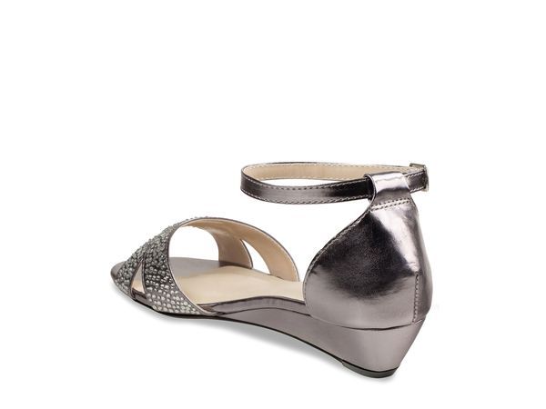 ベンジャミンウォーク レディース シューズ サンダル Touch Ups by Benjamin Walk Iris Wedge Sandal Grey グレー