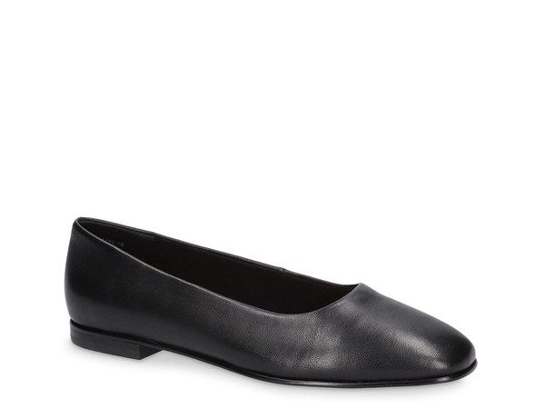 ベラヴィータ レディース シューズ パンプス Bella Vita Kimiko Ballet Flat Black Leather ブラック