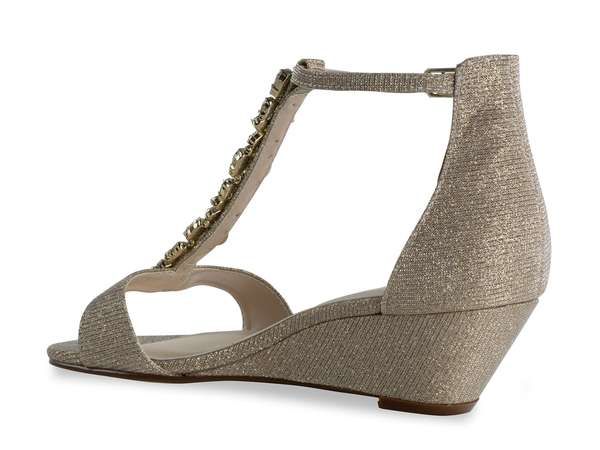 ベンジャミンウォーク レディース シューズ サンダル Touch Ups by Benjamin Walk Beatrix Wedge Sandal Champagne シャンパン