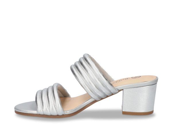 ベラヴィータ レディース シューズ サンダル ジョーゼット Bella Vita Georgette Slide Sandal Silver Metallic シルバー