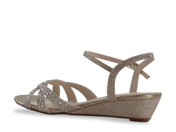 ベンジャミンウォーク レディース シューズ サンダル Touch Ups by Benjamin Walk Lena Wedge Sandal Champagne シャンパン