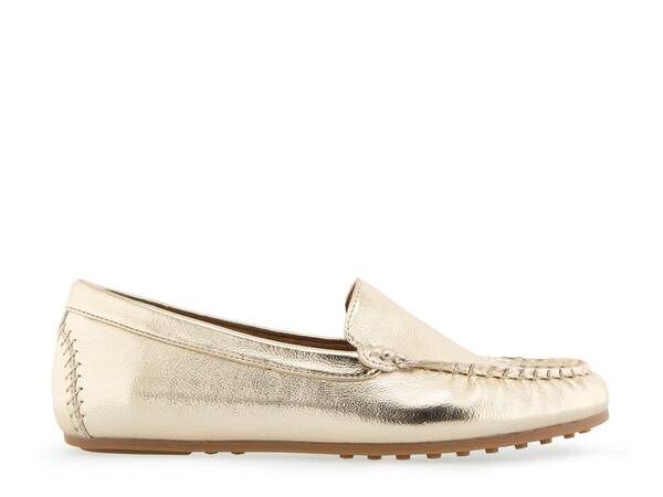 エアロソールズ レディース シューズ スリッポン・ローファー Aerosoles Over Drive Loafer Gold Metallic ゴールド