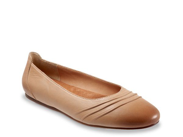 ソフトウォーク レディース シューズ パンプス Softwalk Safi Ballet Flat Light Brown ブラウン