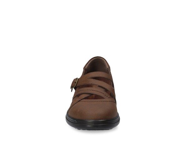 イージーストリート レディース シューズ スリッポン・ローファー Easy Street Wise Mary Jane SlipOn Dark Brown ブラウン