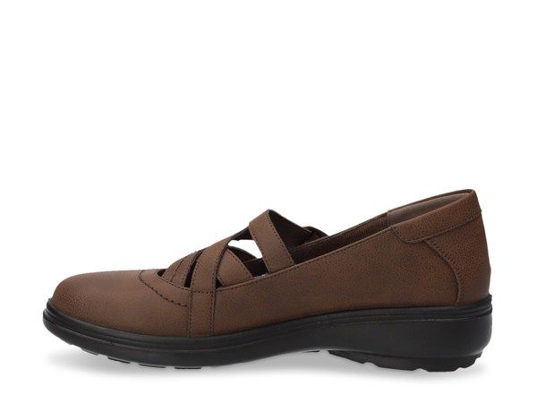 イージーストリート レディース シューズ スリッポン・ローファー Easy Street Wise Mary Jane SlipOn Dark Brown ブラウン