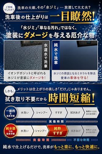 ガラコート 純水用 イオン交換樹脂 5L×2袋 純水洗車 車 洗車用 アクアリウム 観賞魚 純水器 純水機 (5L×2袋 10L)Ju