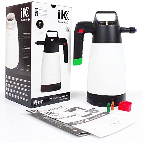 【 日本正規品 】 IK Sprayers iK FOAM Pro2+ アイケイ フォームプロ2+ エアーコンプレッサープラグ搭載 ポンプスプレー 蓄圧式スプレー フォームガン 洗車 日本語説明書 保証書付 Goizper GroupJu