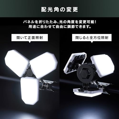 アイリスオーヤマ クリップライト 【配光可変型】 LED 屋内用LED投光器 【9000lm】 パネル/カバー着脱可能 照射範囲と光を調整できる ILW-90GWCJu