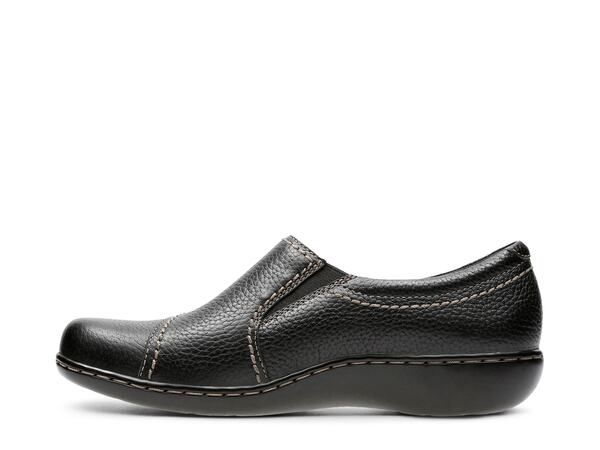 クラークス レディース シューズ スリッポン・ローファー Clarks Ashland Effie SlipOn Black ブラック