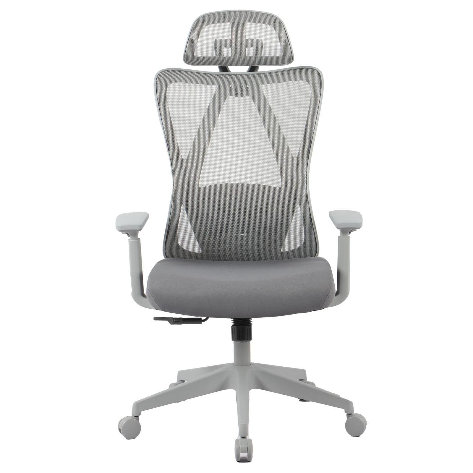 FLEXISPOT オフィスチェア デスクチェア C5 多機能調節 ロッキング機能 固定可能 強弱調節可能 2Dランバーサポート メッシュ素材 肉厚座面 3Dアームレスト 2Dヘッドレスト 在宅勤務 (ウレタン, グレー)ｍａ