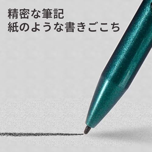 MR05 緑 Galaxy Note | 富士通 Quaderno クアデルノ (Gen.2/Gen.3C) 用EMRスタイラスペン 高精度 最大4096レベル筆圧対応 パームリジェクション対応 消しゴム機能対応ｍａ