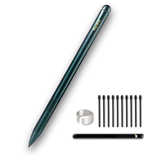 MR05 緑 Galaxy Note | 富士通 Quaderno クアデルノ (Gen.2/Gen.3C) 用EMRスタイラスペン 高精度 最大4096レベル筆圧対応 パームリジェクション対応 消しゴム機能対応ｍａ