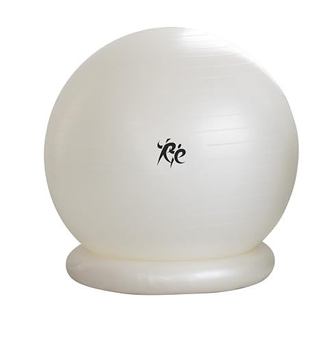 Re バランスボール 55cm 適正身長150?170cm 耐荷重300kg (固定リング ポンプ付) 体幹 エクササイス 椅子代わり 1年間商品保証ｍａ