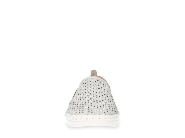 イージーストリート レディース シューズ スリッポン・ローファー Easy Street Fresh SlipOn Grey Faux Leather グレー