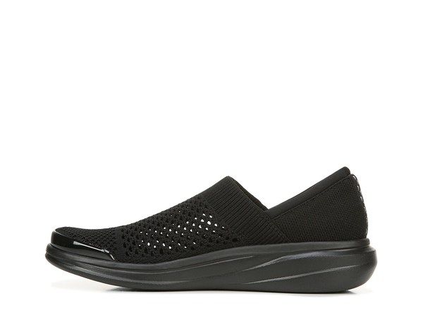 ビジーズ レディース シューズ スリッポン・ローファー BZees Charlie Wedge SlipOn Black ブラック