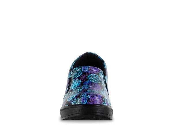 イージーストリート レディース シューズ スリッポン・ローファー Easy Works by Easy Street Leeza Work SlipOn BlackMulticolor Floral イージーストリート レディース シューズ スリッポン・ローファー Easy Works by Easy Street Leeza Work SlipOn BlackMulticolor Floral