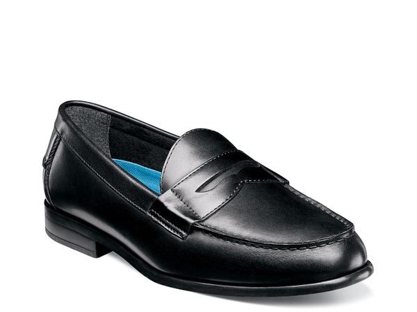 ノンブッシュ メンズ シューズ スリッポン・ローファー Nunn Bush Drexel Penny Loafer Black ブラック