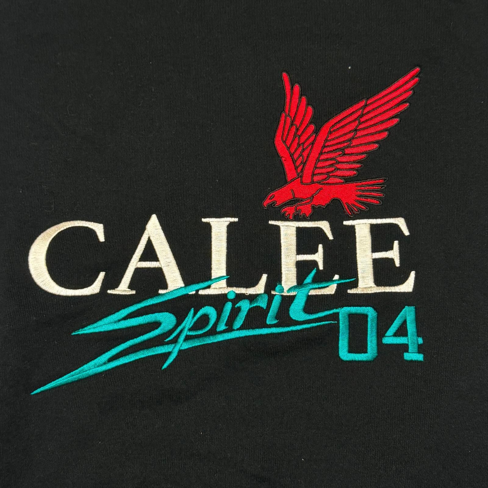 参考上代22000円 未使用 CALEE 25AW LOGO CREW NECK SW ロゴ クルー