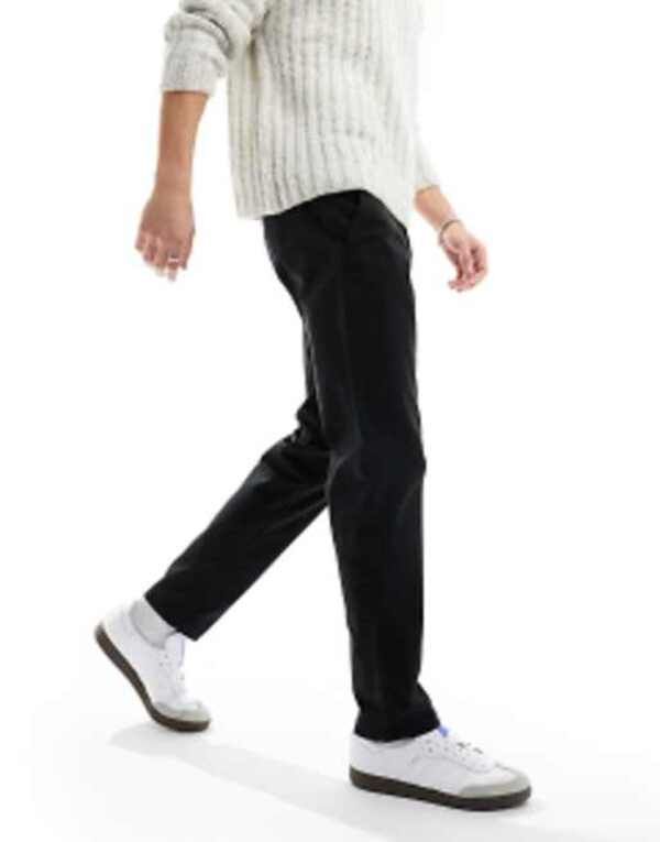 ジャック アンド ジョーンズ メンズ ボトムス カジュアルパンツ Jack Jones tapered chino Black ブラック