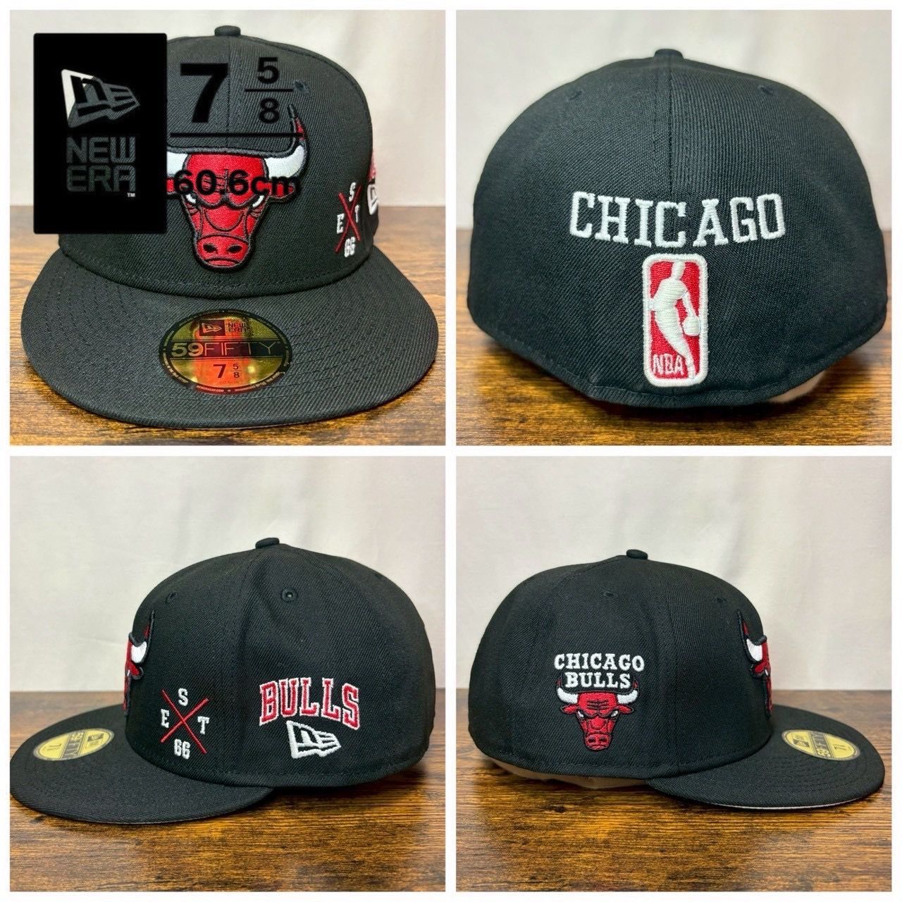 M41 ニューエラ 59fifty シカゴ ブルズ NBA ジョーダン 1820