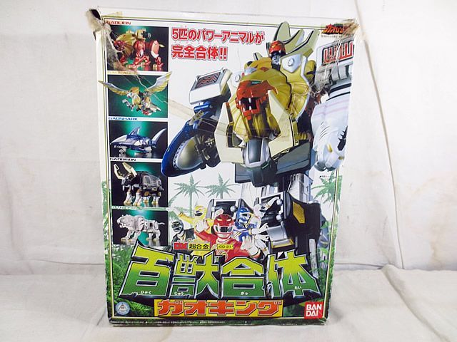 美品 バンダイ　百獣戦隊ガオレンジャー DX百獣合体 ガオキング