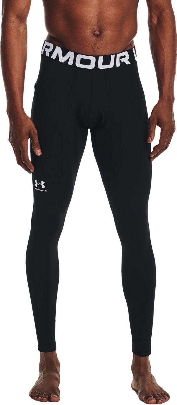 アンダーアーマー メンズ ボトムス カジュアルパンツ レギンス Under Armour Mens ColdGearmour Leggings BlackWhite ホワイト