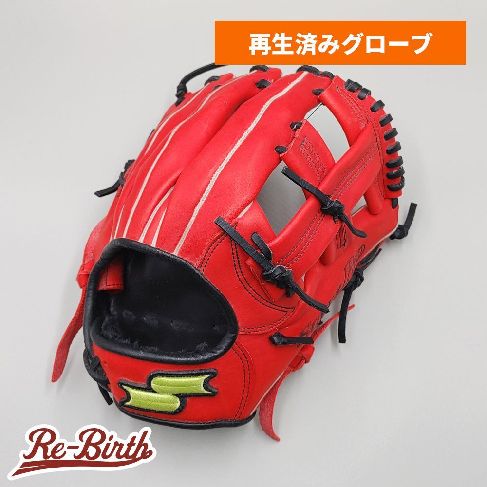 【クリーニング済み 】 SSK 軟式グローブ / 内野手用 型付け済み (エスエスケイ グラブ)[WE1651]