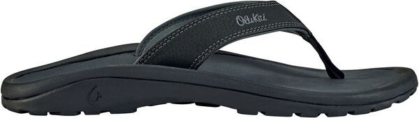 オルカイ メンズ シューズ サンダル OluKai Mens Ohana Flip Flop BlackShadow ブラック