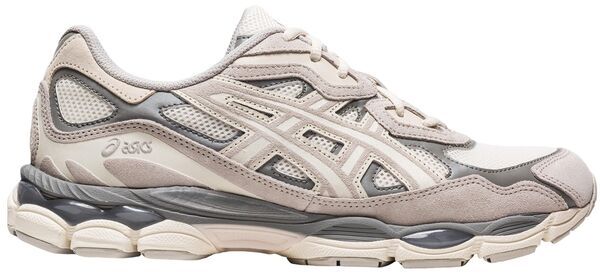 アシックス メンズ シューズ スニーカー ASICS Mens GELNYC Shoes CreamGrey Storm クリーム