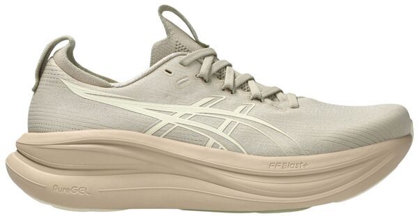 アシックス メンズ シューズ スニーカー ASICS Mens GELNIMBUS 28 Running Shoes Feather GreyCream クリーム
