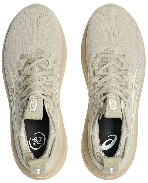 アシックス メンズ シューズ スニーカー ASICS Mens GELNIMBUS 28 Running Shoes Feather GreyCream クリーム