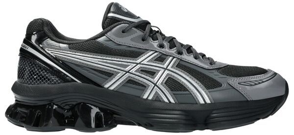 アシックス メンズ シューズ スニーカー ASICS Mens GELKINETIC FLUENT Running Shoes BlackGrey ブラック
