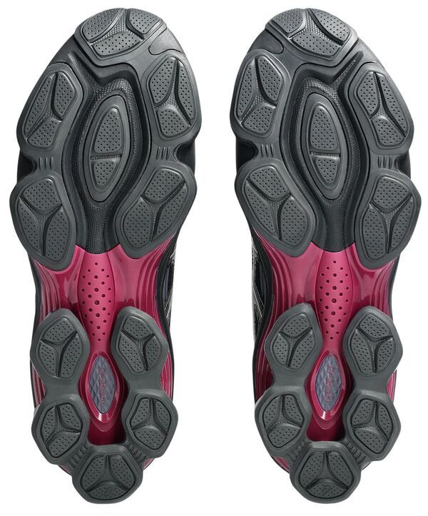 アシックス メンズ シューズ スニーカー ASICS Mens GELKINETIC FLUENT Running Shoes BlackBlackPink ブラック