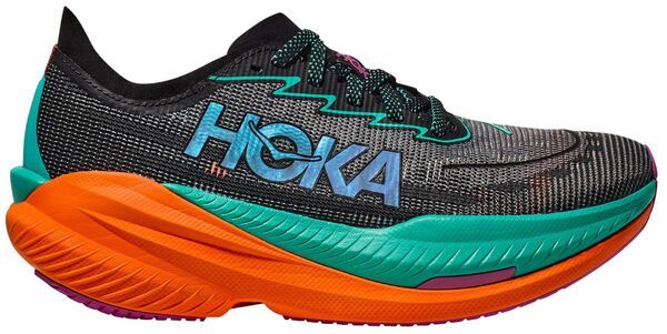 ホカオネオネ メンズ シューズ スニーカー HOKA Mens Mach X 2 Racing Shoes BlackAqua ブラック