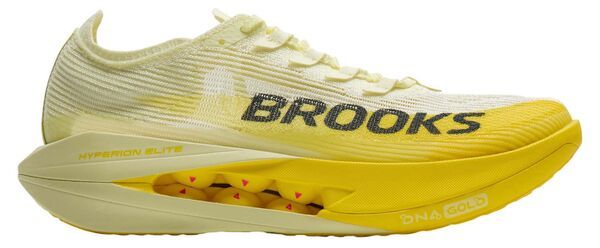 ブルックス メンズ シューズ スニーカー Brooks Hyperion Elite 5 Running Shoes LuminaryYellowGray グレー