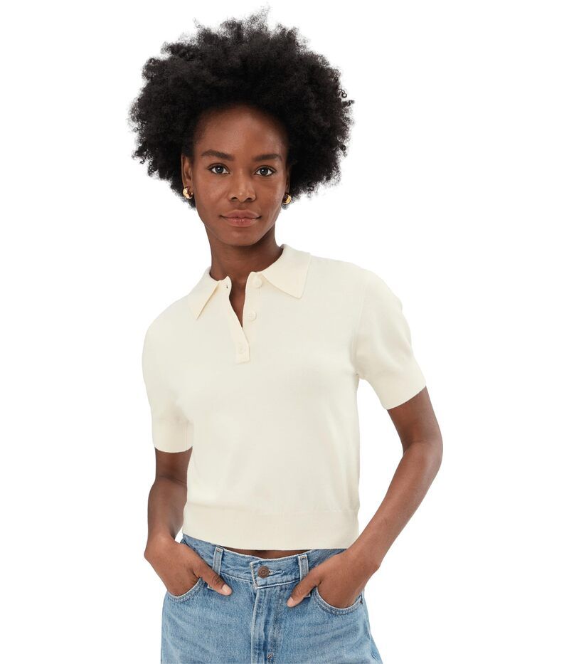 スプレンディット レディース アウター ニット・セーター ポロシャツ Splendid Christa Polo Ssweater Shell