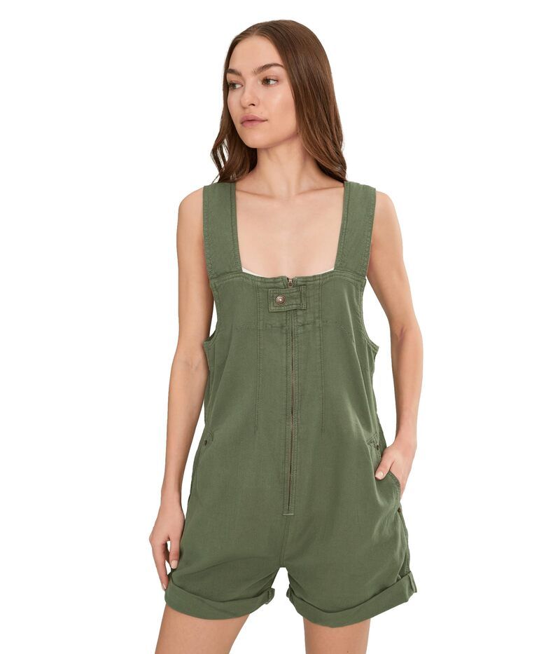 フリーピープル レディース トップス ジャンプスーツ トール Free People We The Free Jude Shortalls Verdant