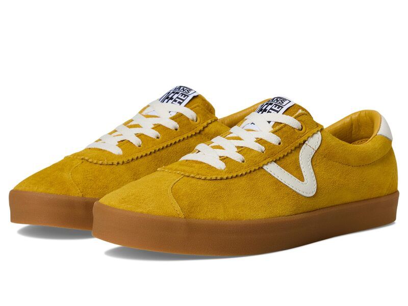 バンズ メンズ シューズ スニーカー Vansport Low Pig Suede Heritage Mustard マスタード