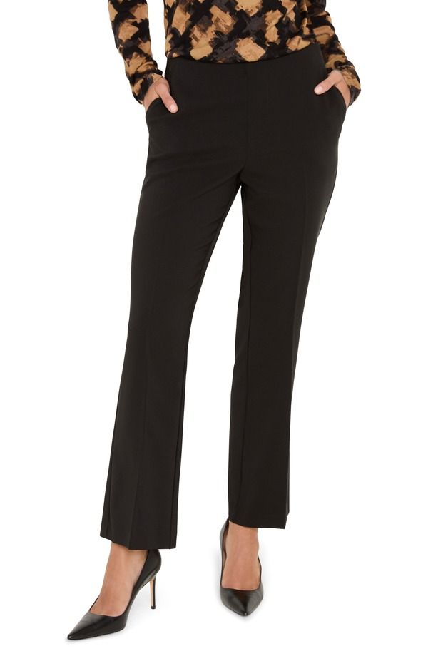 ニックプラスゾーイ レディース ボトムス レギンス ブーツカット パンツ ブーツ NICZOE Plaza PullOn Bootcut Pants Black Onyx ブラック