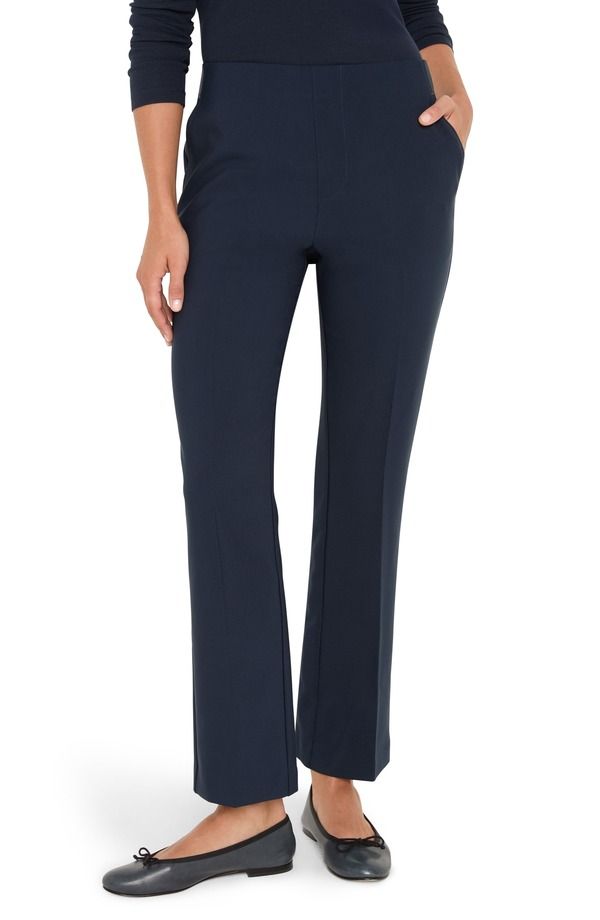 ニックプラスゾーイ レディース ボトムス レギンス ブーツカット パンツ ブーツ NICZOE Plaza PullOn Bootcut Pants Dark Indigo インディゴ