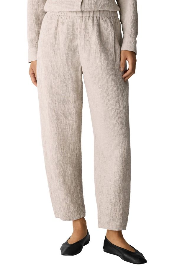 エイリーンフィッシャー レディース ボトムス レギンス パンツ コットン アンクル Eileen Fisher Stretch Organicotton Ankle Lantern Pants Dov